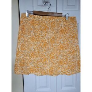 RipSkirt Hawaii Length 1 Wrap Skirt Tuscan Sunflower Yellow Boho Size L NEW